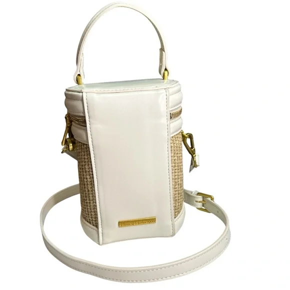 House of Harlow 1960 Cream and Tan Crossbody Bag - Picture 3 of 6
